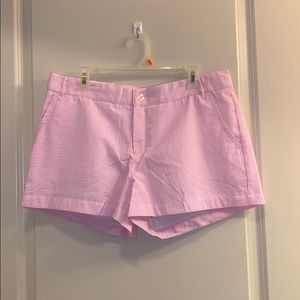 Lauren James Seersucker Poplin Shorts